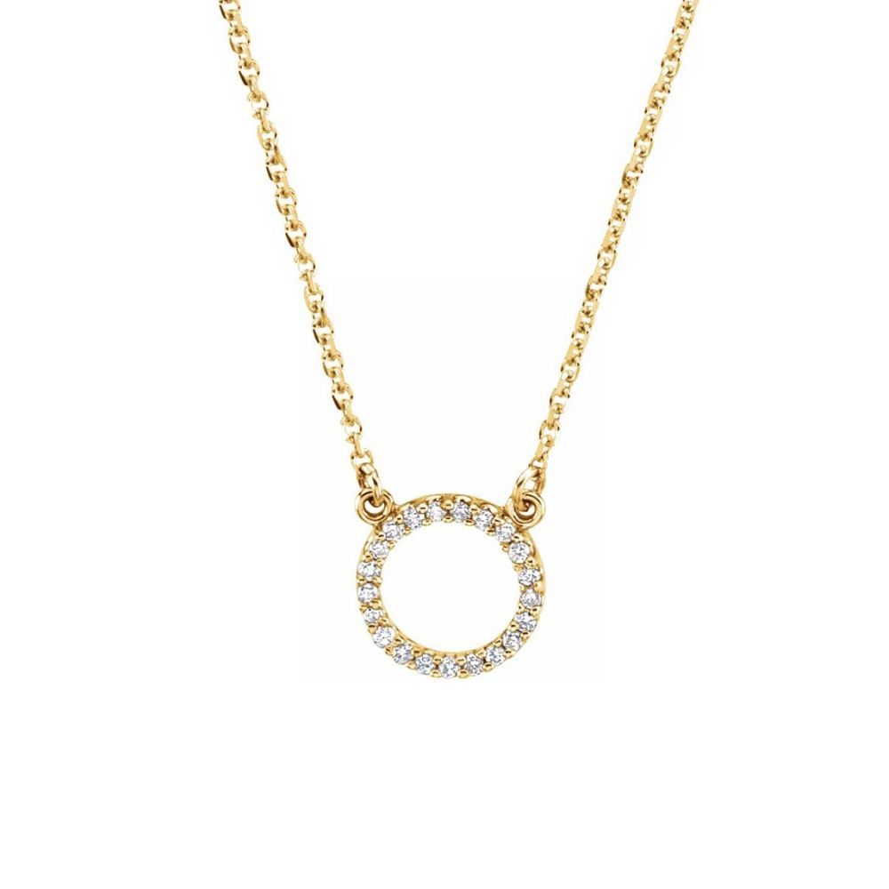 14K金‧圓滿鑽飾